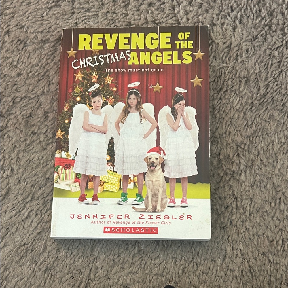 Scholastic 'Revenge of the Christmas Angels' Book with White and Red Cover